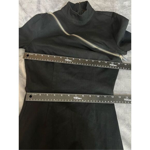 Revolve SER.O.YA Dress Womens Small Black Blondie Denim Mini Long Sleeve NWT - Picture 10 of 14